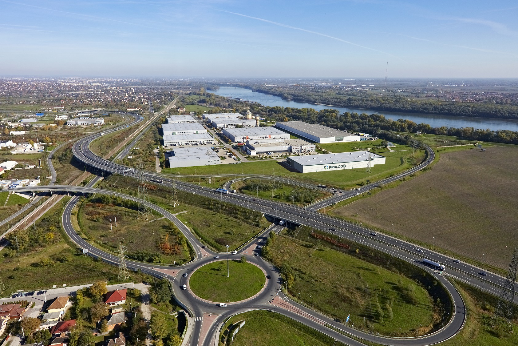 Prologis Park Budapest-Harbor aerial