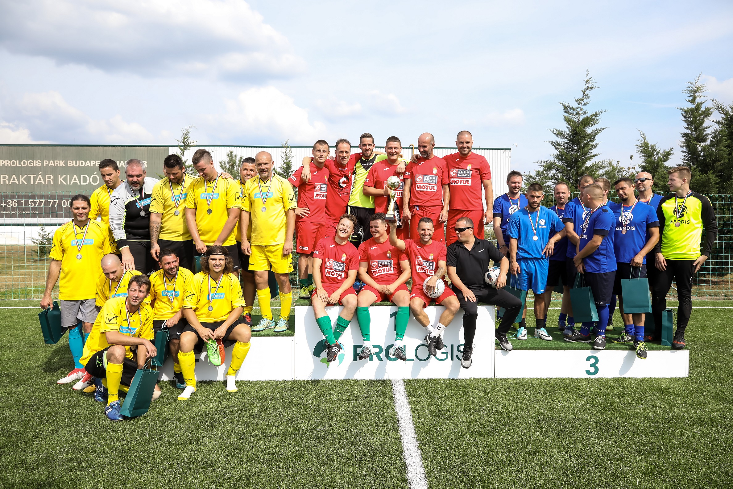 Winners of 6th Prologis Budapest Football Games