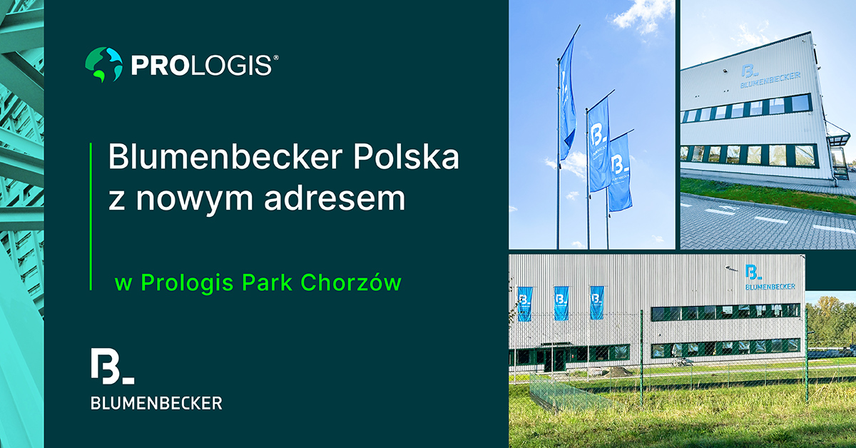 Blumenbecker Polska z nowym adresem w Prologis Park Chorzów  