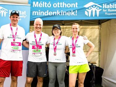 Prologis Hungarian team in a charity run with Habitat for Humanity